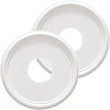 Formgepresster PU-Deckenmedaillon für Lichtinstallationen und Deckenventilatoren 13"OD X 4"ID X 1-1/8"P (Passt für Baldachine Bis zu 10-1/2")