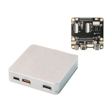 Para Placa de Expansão Tiny CM5 Do para Raspberry Pi com Suporte de Caixa de Alumínio CNC OpenWrt 4G com Portas USB OTG WiFi