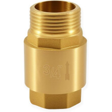 Brass Check Valve Backflow Preventer Return Lift Return Valve Water,Rustproof and Waterproof 3/4" Female to Male