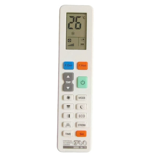 Universal Air Condition Remote 5000 in 1 Codes A/C Remote Control Quick Match  Search for 5000+ Air Condition