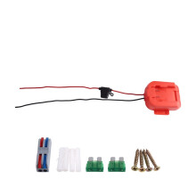 Power Wheel Adapter Dock Battery Adapter with 40Amp Fuse USB Type-C Power Supply Wheel for DIY RC for