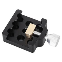 Medium Dovetail Clamp 75 Base Brass Screw 72x63x24mm 10kg Load 39.5mm Upper 45mm Lower Dovetail Depth 12mm