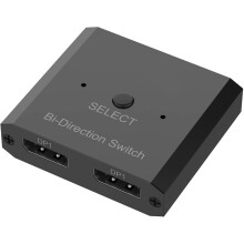 DP1.4 Bi-Directional 32.4Gbps 8K@30Hz 1080P@240Hz 2-Way DP with IR Remote