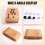 Wood DIY Arcade Joystick Case Panel Home USB Fighting Gamepad for PC Mobile Game Accessories 7