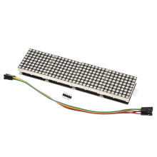 MAX7219 Punktmatrixmodul für -Mikrocontroller, 4-in-1-Display mit 5-Poliger Grüner Linienbeleuchtung