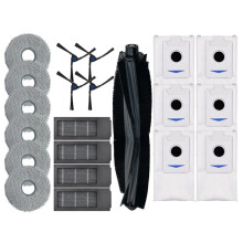 For DEEBOT X2 Combo Spare Parts Robot Vacuum Cleaner Main Side Brush Dust Bag Hepa Filter Mop Accessories(21pcs)