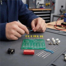 Latest DIY Soldering Practice Kit LED Current Test Electronic Manufacturing DIY Parts Experiment Training Teaching Kit