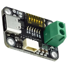 DIP-Schalter-Version 5991 HUSB238 PD Decoy-Modul - für Stemma QT/Qwiic-Kompatibel, USB-C-Stromversorgung, Einstellbare Spannung
