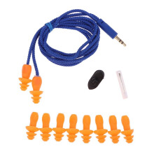 Detachable Noise-Isolating Earbuds in Ear Earphone Noise Reduction Earbuds for Music Lovers in Noisy Environments 65CM