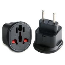 Adaptateur de Prise Universelle Vers Prise EU 16A, Adaptateur de  pour Convertir en Allemagne, France, Pays-Bas, Union Européenne EU