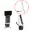 Handheld Grip for   Ultra Detachable Screen Controller DIY Parts with 1/4" Thread Interface Black 2
