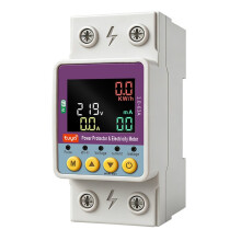 Life Aardlekschakelaar Tuya Spanningrelais 220v Wifi over Stroomlekbeveiliging Timer MCB 63A Vermogensmeter