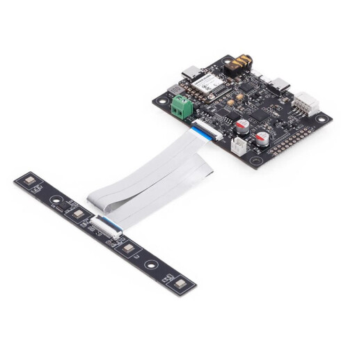 ReSpeaker Flex XVF3800 Linear 4-Mic AI Microphone Array, with XIAO ESP32S3, USB/I2S for Robotics Embodied AI
