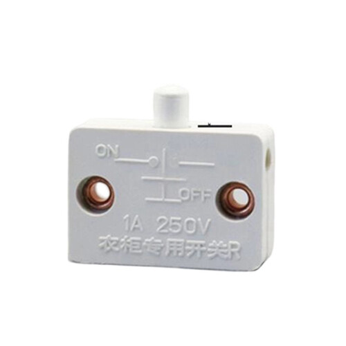 Automatic Reset Closet Cabinet Light  Household Wardrobe Door Control  for Cabinet Lighting White