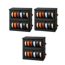 6 Pcs Filament Storage Box - 3D Printer Filament Storage Containers with Desiccants, Holds to 36 Rolls