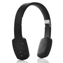 Uppgradera Trådlösa Hörlurar -Ear Sport Headset med Mikrofon, Touchkontroll och Fällbar Design Svart