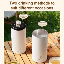 Máquina de Hacer Leche de Soja, Exprimidor Eléctrico, Batidora de Leche de Soja, Hervidor de Agua Caliente, Máquina de Romper Paredes 350ML UE