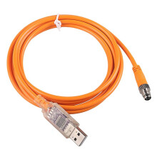 Capteur de Contrôleur de Sécurité Actionneur Industriel FTDI FT232R USB Vers M8 Câble D'Aviation RS232 Communication Série PLC 4 Broches