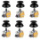 6PCS Replace Hall Joystick+Cap for PS5 GamePad Hall Electromagnetic 3D Analog Joystick High Precision Hall Thumb Sticks 1