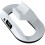 For PS5 Controller Floating Single Charging Dock - Contact-Based Charging Stand with RGB Lighting 2