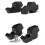 Motorcycle Handlebar Riser and Setback Kit for VOGE SR450X, Including A Complete Set of Mounting Hardware. 2