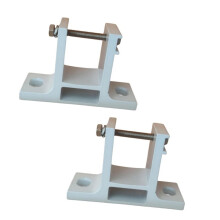 2 Pieces Awning Canopy Bracket Wall Mounting Fittings for 40x40mm Square Tubing for Garden Porch Sunshade Support