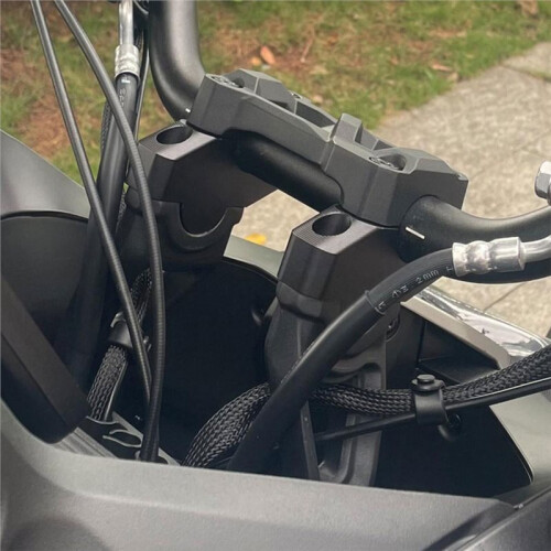 Motorcycle Handlebar Riser and Setback Kit for VOGE SR450X, Including A Complete Set of Mounting Hardware. 2