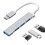 USB-3.0-Hub-Adapter Typ C mit 4 Anschlüssen für PC- und Notebook-Zubehör, Multiport-Typ-C-Splitter 1