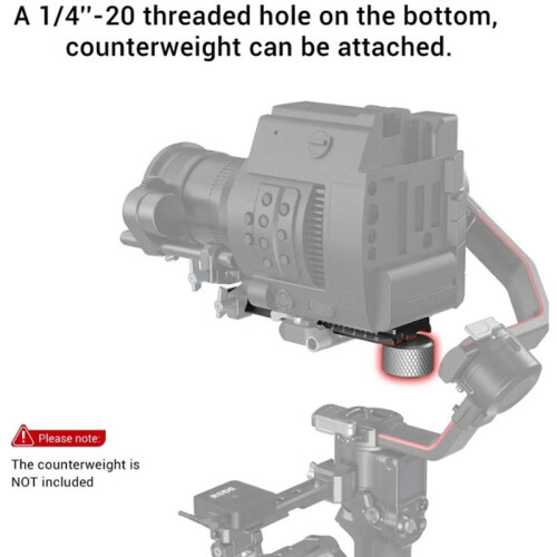 Extended for -Style Quick-Release Plate for  RS5 RS4PrO RS4 RS3 Stabilizers, Camera Extended Plate 3031B 2