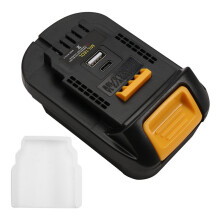 Battery Adapter TYPE-C Power for 18V M18 Li-Ion Battery to for 20V Power Tools with Silicone Cover