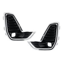 1 Conjunto de Moldura de Farol de Neblina 84904733 84904732 Adequado para Cherokee para