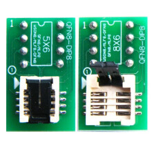 DFN8/WSON8/MLF8 to DIP8 Socket Adapter, 6x5mm and 6x8mm IC Programmer Converter for with RT809H RT809F T48 T76 Ect