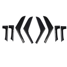 Car Interior Door Armrest Trim Cover ABS for MK6 2009-2013 Auto Modified Accessories Black Carbon Fiber