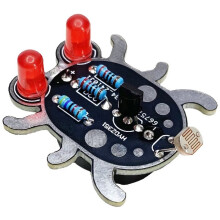 Electronic DIY Weevil Eye - Beginner Soldering Fun for Students, Handmade Gift, Educational Experiment, DIY LED Module
