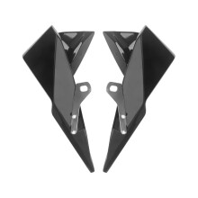 Motorcykel Främre Spoiler Främre Läpp Fast Vinge Fast Vinge Aerodynamisk Vinge för ZX 6R ZX-6R 2024-2026 Svart