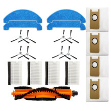 For ABIR K30 K20 X9 for LILIN X6 Robot Vacuum Cleaner Parts Main Side Brush Filter Mop Cloth Rags Dust Bags