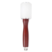 Leathercraft Mallet, Wooden Handle Leather Carving Hammer, Rubber Cowhide Working Tools for DIY Sewing H-Shape