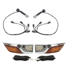 Motorcycle LED Auxiliary Fog Lights DRL Turn Signal Lamp for Goldwing GL1800 2018-2026 Accessories