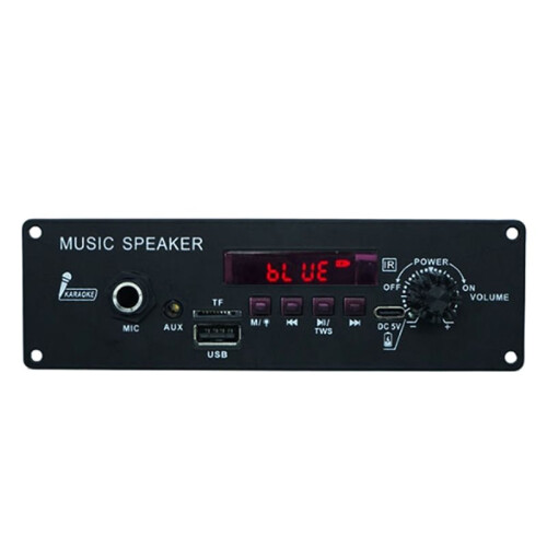 3.7V  Amplifier Board Square Dance 10W+10W Speaker Raido AMP Support  AUX U-Disk Home Theater DIY 1