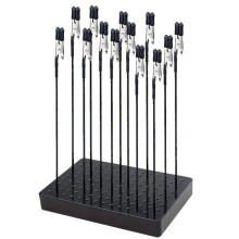 Ainting Stand Base Modeling Tools Model Standing Base With10 Wire Clamps Long for Hobby Modeling DIY Card Photo Memo