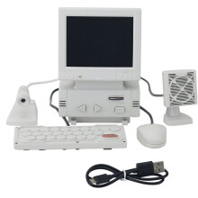 Console de Jeu Rétro DIY Prenant en Charge L'Entrée AV, Écran LCD HD de 3,5 Pouces avec Carte Mémoire de 8 Go