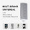 Multi-Frequency Garage Door Remote Control Duplicator 280-868MHz Self-Copy Variable Code Grabber Barrier Key Transmitter 9
