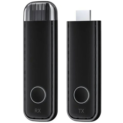Wireless Video Transmitter -Compatible HD Receiver Extender Display Dongle for Monitor Projector