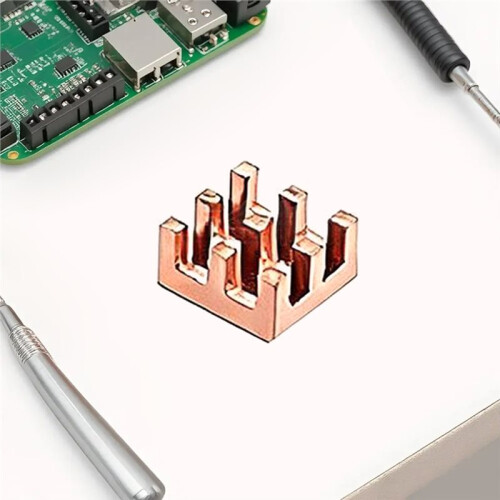 6x6x3mm Copper Heatsink DIY Components for Memory RAM VGA DDR GPU IC Chipset 2