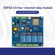 ESP32-C5 4-CH Relay Module WiFi 6+ AC/ Powered Wireless Home IoT Development Board