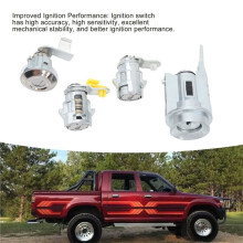 Auto Ignition Door Lock Cylinder Set D2191608 Ignition Lock Kit with 2 Keys for Hilux LN80 LN85 LN90 LN105