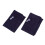 2PCS INFLATABLE  CUSHION TRAVEL PILLOW SLEEP SLEEPING  SUPPORT in CAR Deep  38*24cm 1