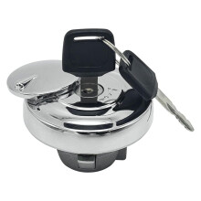 Gasbränsletanklock Gaslåsningslock Lockskydd med 2 Nycklar för SR400 XV1600 XV1700 VStar 650 Motorcykel