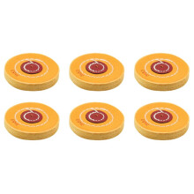 3 Inch Buffing Wheel Yellow Cloth Pad with 4mm Hole Angle Grinder Polishing for Jewelry Tools(3 Inch 75mm-4mm Hole)