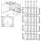 20 Pcs  CD Keychain Album Cases with CDs Personalized for DIY Backpack Hanging Decor 1